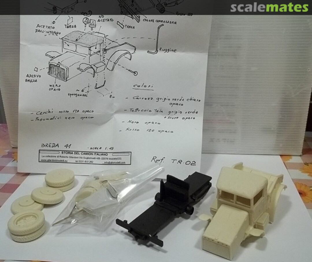 Boxart Breda 41 TR02 Gila Modelli Boxart Breda 41 TR02 Gila Modelli