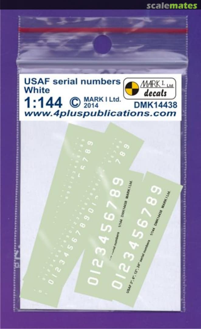 Boxart USAF serial numbers DMK14438 Mark I Models