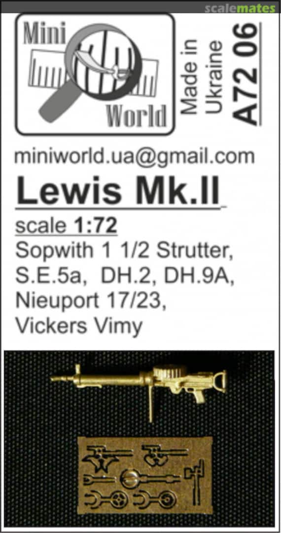 Boxart Lewis Mk. II A7206 Mini World Boxart Lewis Mk. II A7206 Mini World