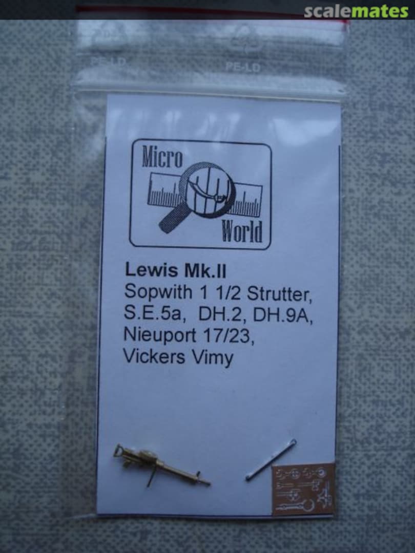 Contents Lewis Mk. II A7206 Mini World Contents Lewis Mk. II A7206 Mini World