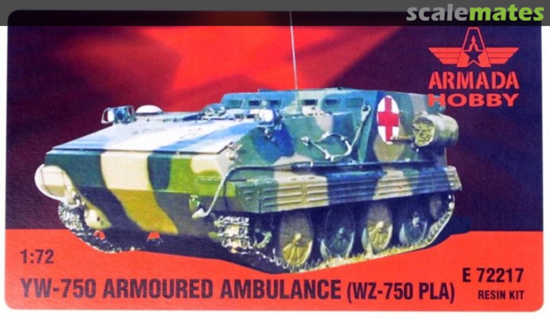 Boxart YW-750 Armoured Ambulance E72217 Armada Hobby Boxart YW-750 Armoured Ambulance E72217 Armada Hobby