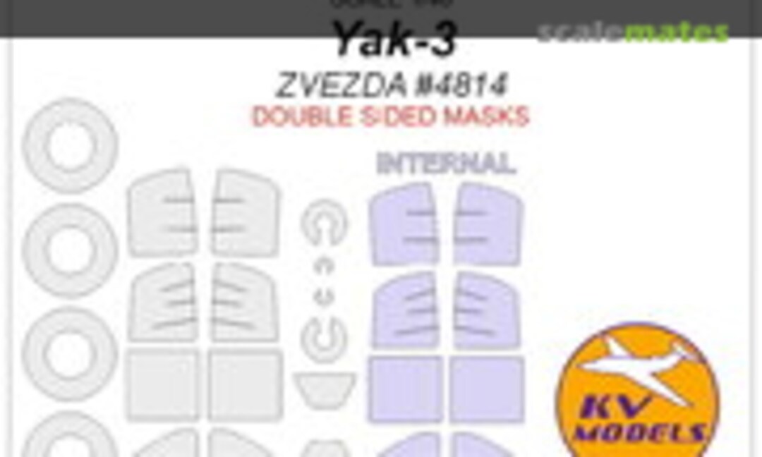 1:48 Yak-3 masks (KV Models 48003-1) 48003-1