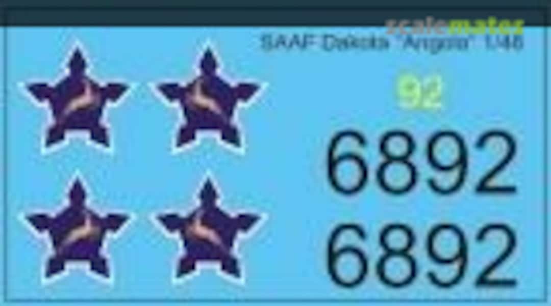 1:48 SAAF C47 Dakota (MAV Decals MAV-480144) MAV-480144