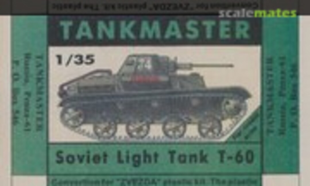 1:35 Soviet Light Tank T-60 (Tankomaster unknown) unknown
