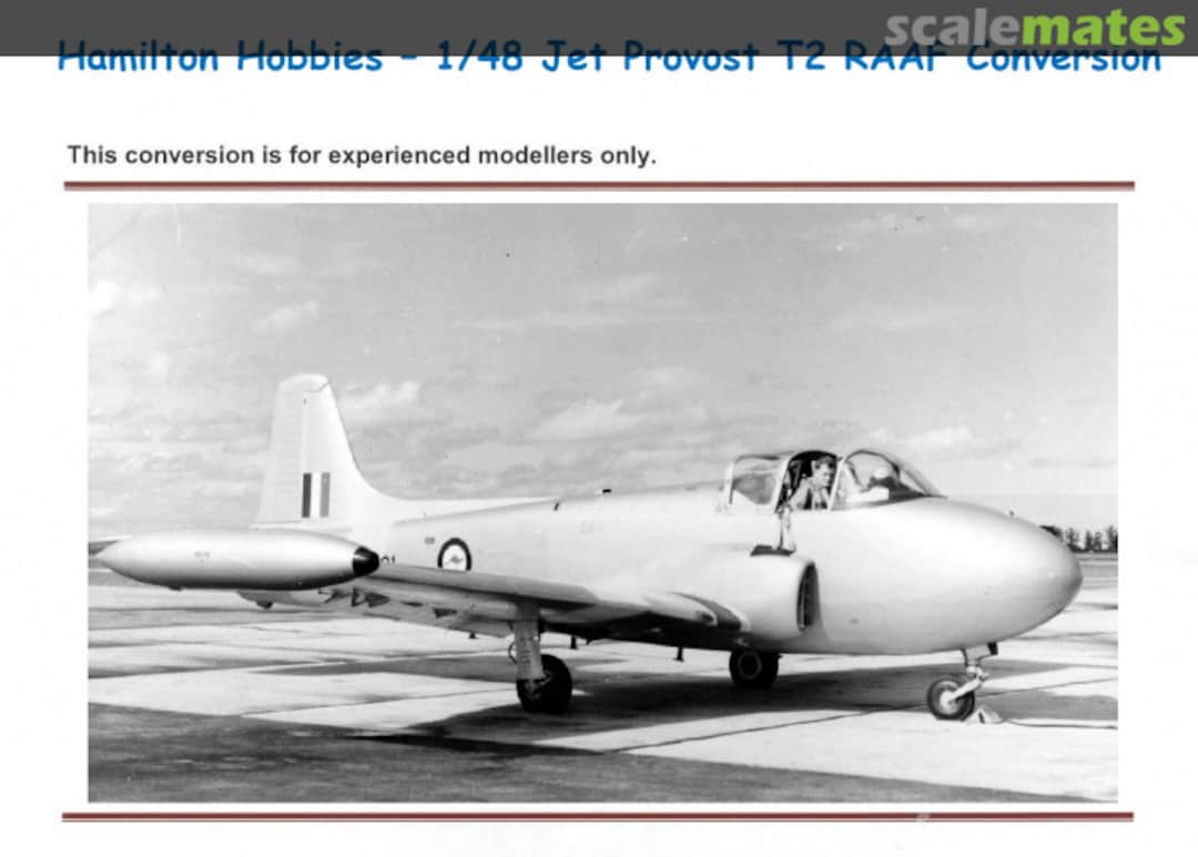 Boxart Jet Provost T2 RAAF Conversion Hamilton Hobbies Boxart Jet Provost T2 RAAF Conversion Hamilton Hobbies