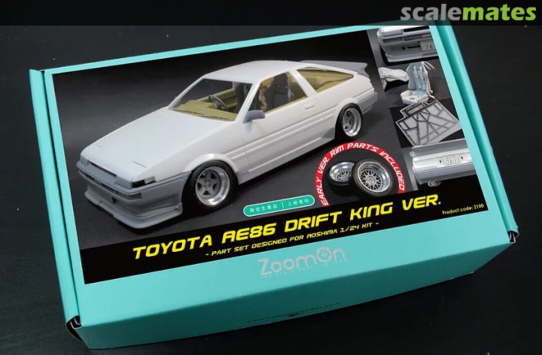 Boxart Toyota AE86 Drift king ver. part set Z100 ZoomOn Boxart Toyota AE86 Drift king ver. part set Z100 ZoomOn
