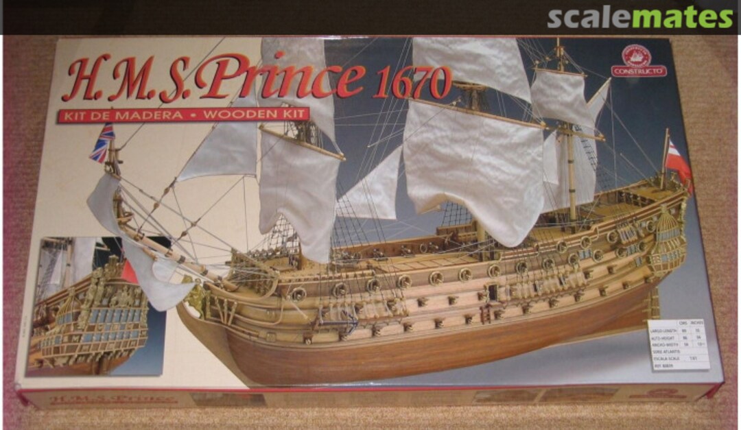 Boxart HMS Prince 1670 80839 Constructo