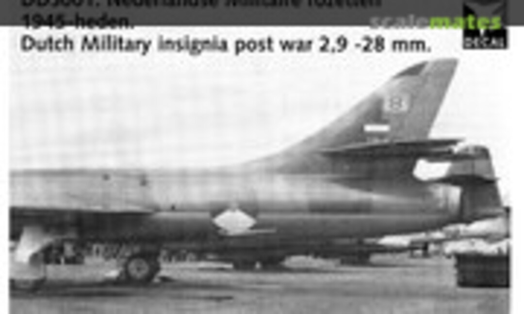 No Nederlandse Militaire rozetten 1945-heden (Dutch Decal DDS001)