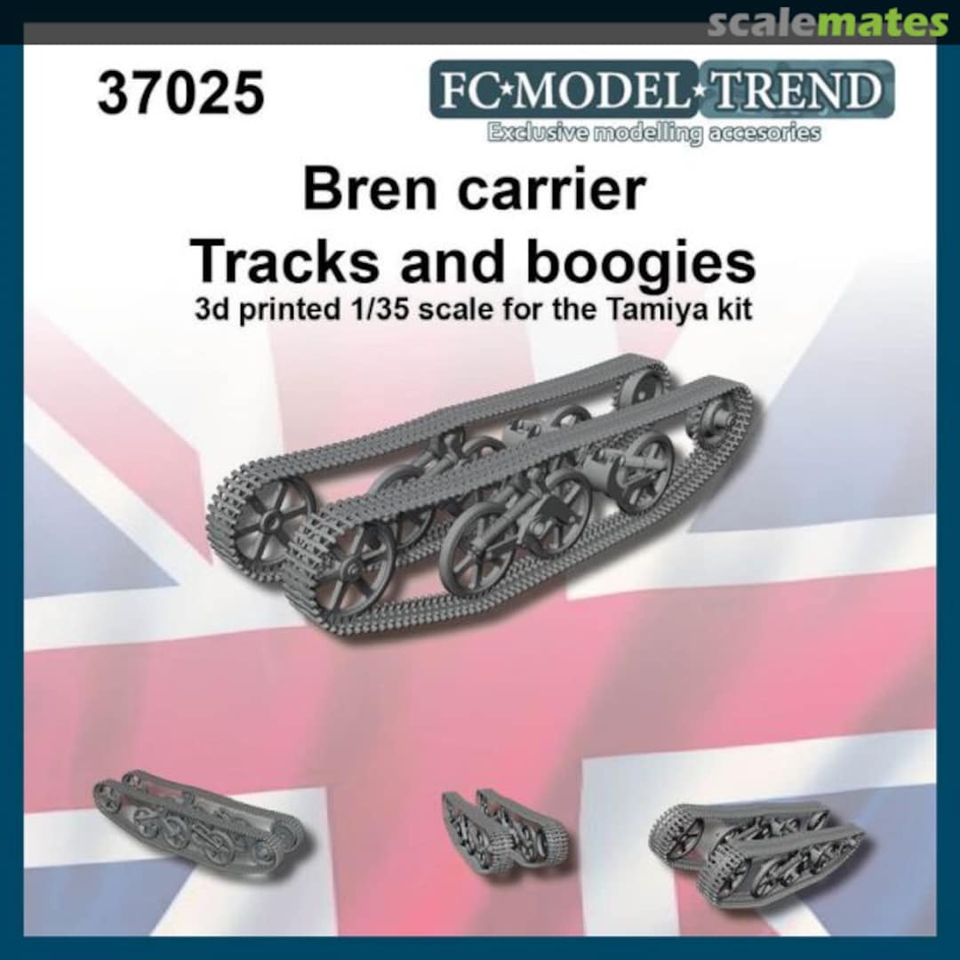 Boxart Bren carrier tracks and bogies 37025 FC Model Trend Boxart Bren carrier tracks and bogies 37025 FC Model Trend