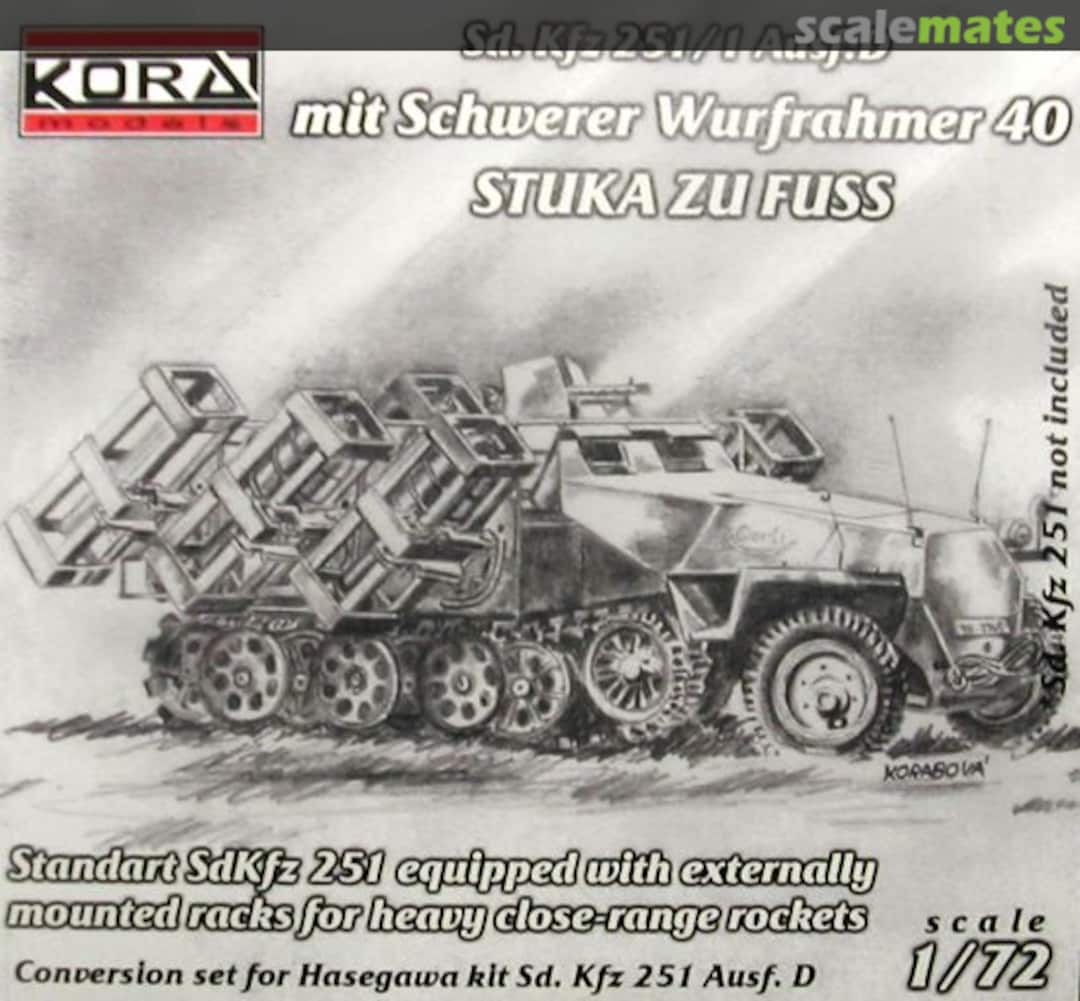 Boxart Sd.Kfz 251/1 Ausf. D mit schwerer Wurfrahmer 40 AC7211 Kora Models Boxart Sd.Kfz 251/1 Ausf. D mit schwerer Wurfrahmer 40 AC7211 Kora Models