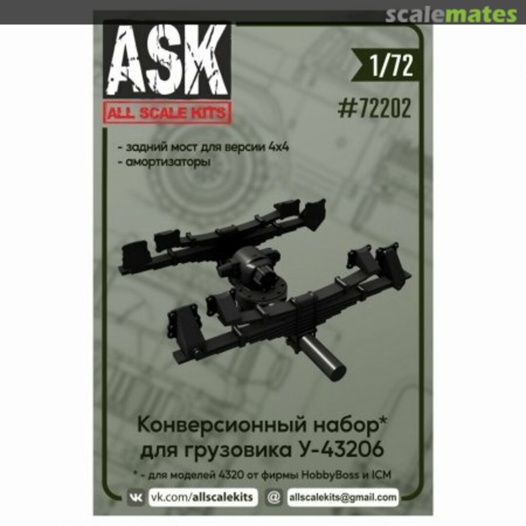 Boxart conversion Set for Ural 43206 72202 All Scale Kits Boxart conversion Set for Ural 43206 72202 All Scale Kits