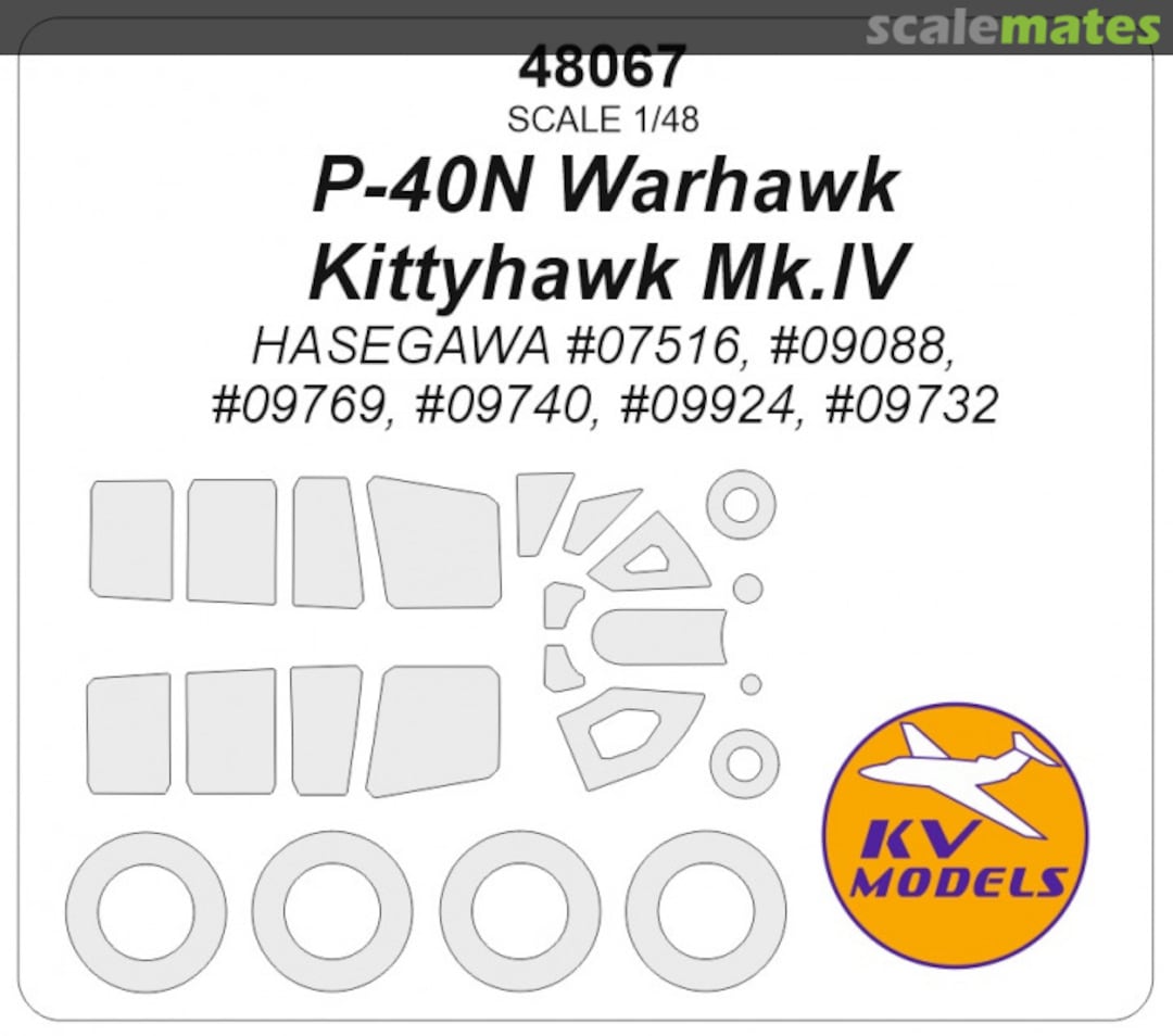 Boxart P-40N Warhawk / Kittyhawk Mk.IV 48067 KV Models Boxart P-40N Warhawk / Kittyhawk Mk.IV 48067 KV Models