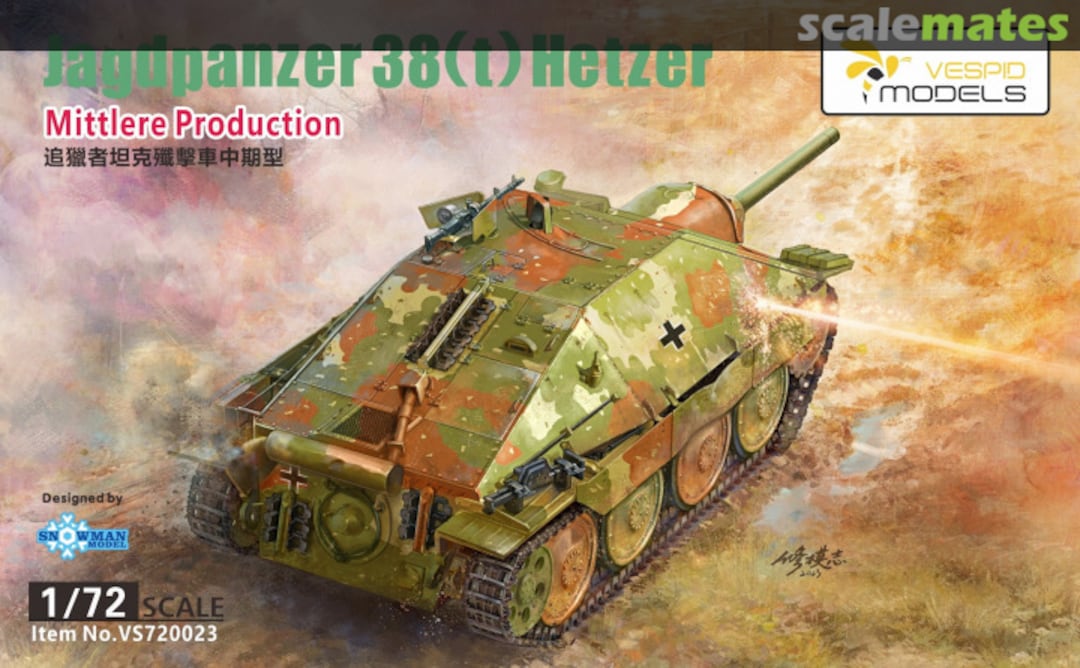 Boxart Jagdpanzer 38(t) Hetzer VS720023 Vespid Models Boxart Jagdpanzer 38(t) Hetzer VS720023 Vespid Models