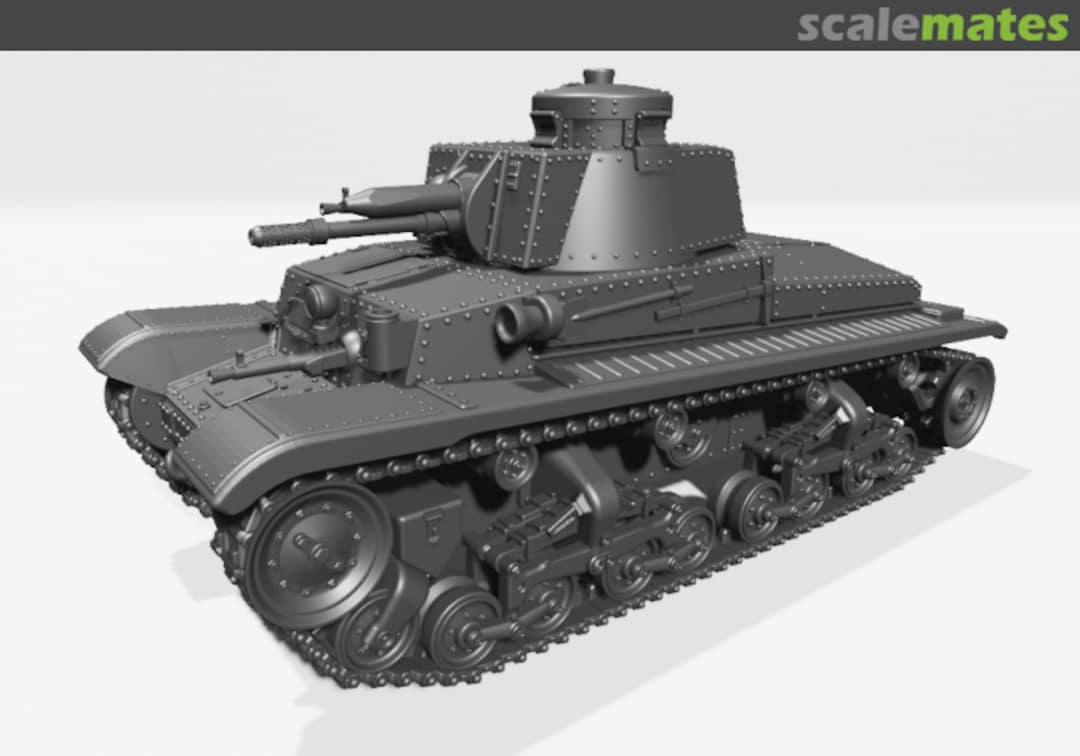 Boxart Light Tank CKD LT vz.35 - closed hatch 72011405 EMP3d