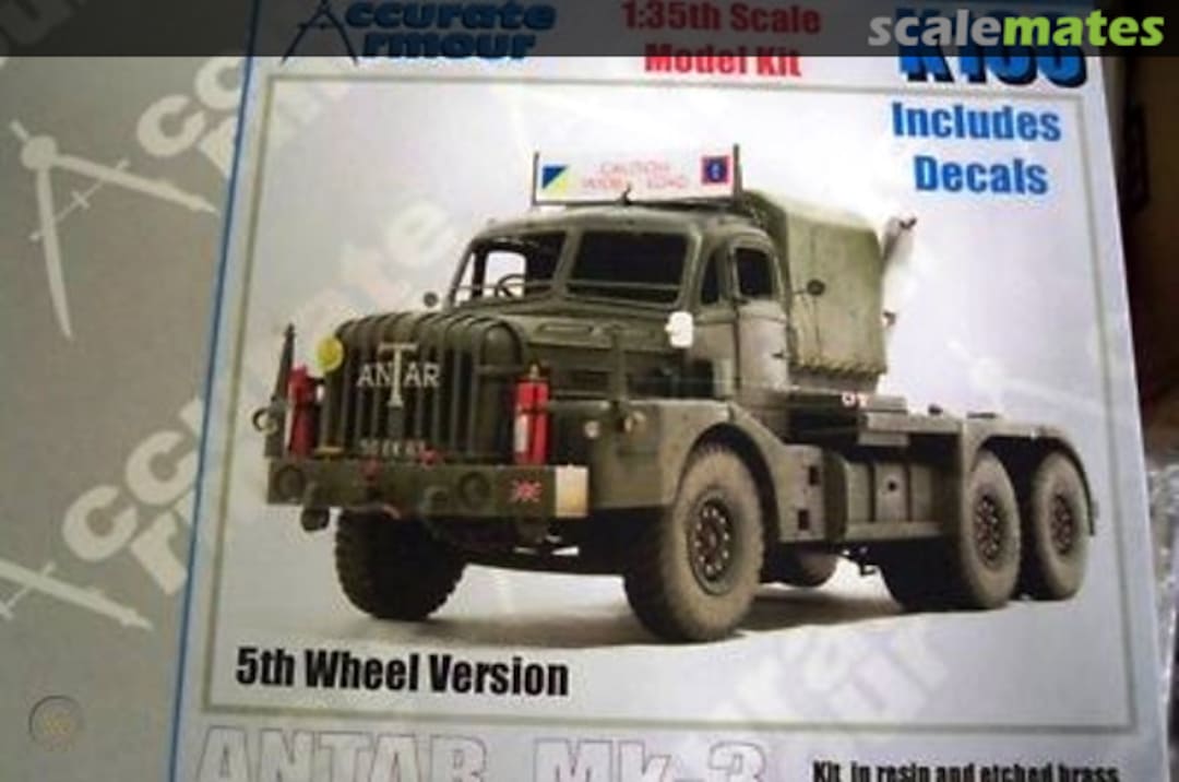 Boxart Mighty ANTAR Mk-3 (5th Wheel) Tractor K166 Accurate Armour Boxart Mighty ANTAR Mk-3 (5th Wheel) Tractor K166 Accurate Armour