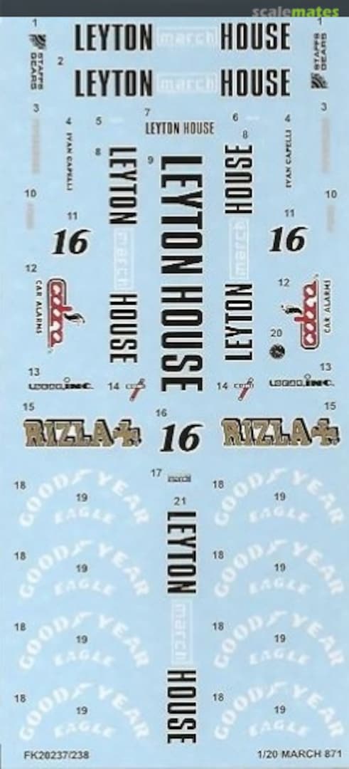 Boxart Leyton House March 871 1987 ST27-SDF20237/8 Studio27 Boxart Leyton House March 871 1987 ST27-SDF20237/8 Studio27