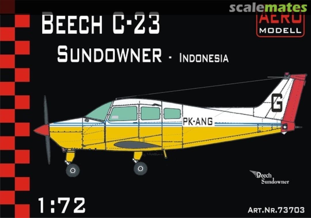 Boxart Beech C-23 Sundowner 73703 Aero-Modell Boxart Beech C-23 Sundowner 73703 Aero-Modell