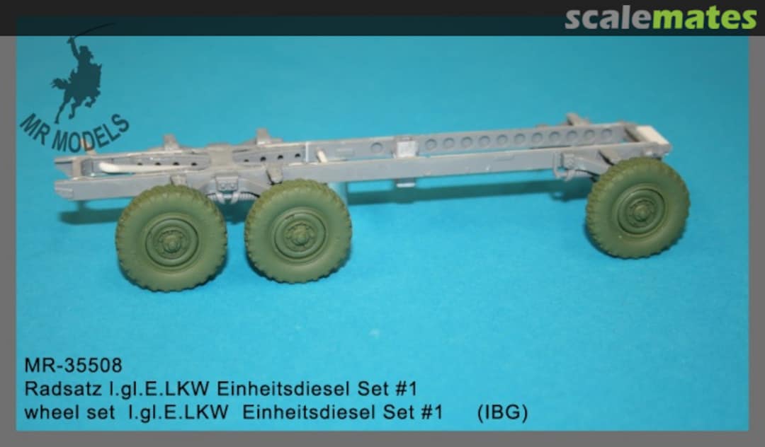 Boxart Wheel set l.gl.E.LKW Einheitsdiesel Set #1 MR-35508 MR Modellbau Boxart Wheel set l.gl.E.LKW Einheitsdiesel Set #1 MR-35508 MR Modellbau