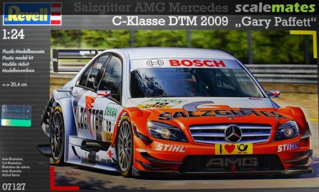 Boxart Salzgitter AMG Mercedes C-Klasse DTM 2009 "Gary Paffett" 07127 Revell Boxart Salzgitter AMG Mercedes C-Klasse DTM 2009 "Gary Paffett" 07127 Revell