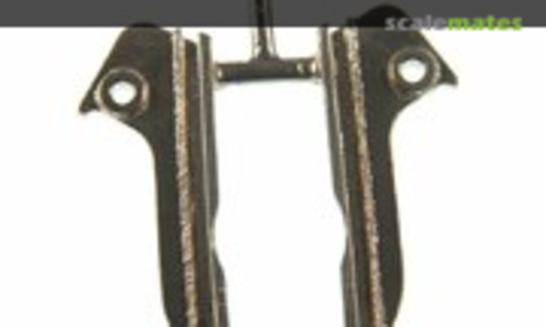 1:16 Neusilber Heckwand-Seitenteile Panther G u. Jagdpanther (SCHUMO-Kits PA0030) PA0030