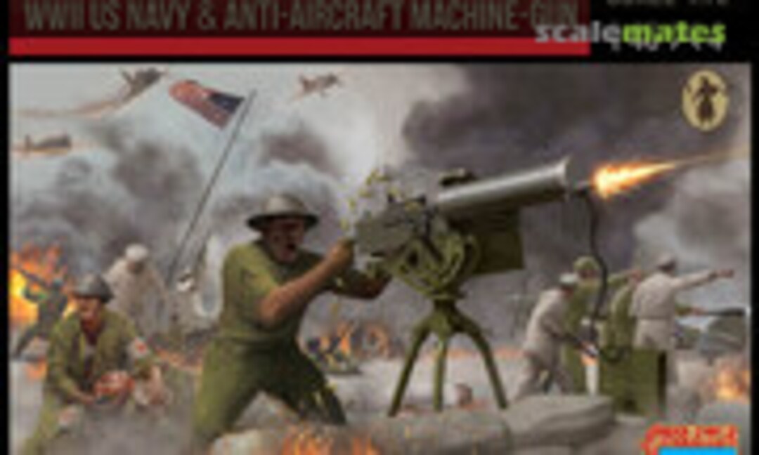 1:72 US Navy Sailors & Browning M2 AA-Machine-Gun (Strelets-R M112) M112