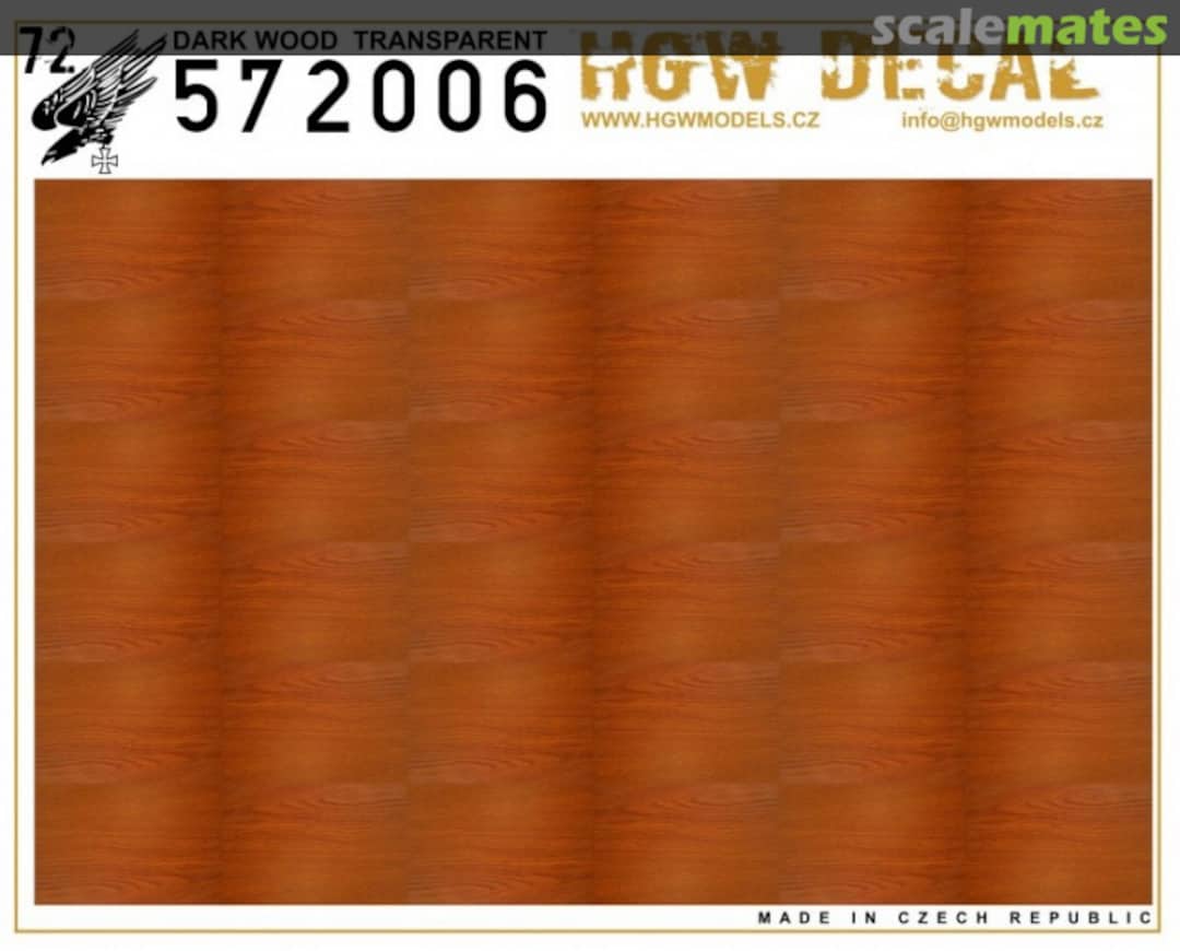 Boxart Dark Wood - TRANSPARENT 572006 HGW Models Boxart Dark Wood - TRANSPARENT 572006 HGW Models