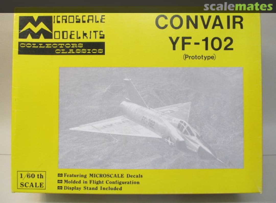 Boxart Convair YF-102 MS4-4 Microscale Boxart Convair YF-102 MS4-4 Microscale