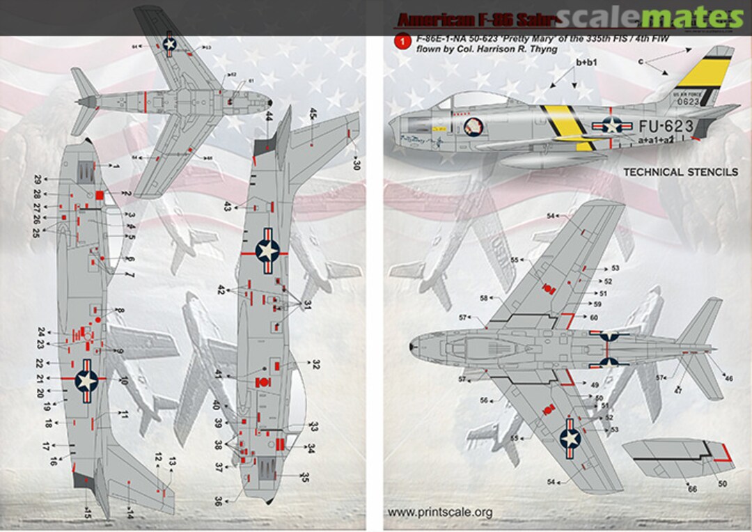 Boxart American F-86 Sabre Part 1 32-017 Print Scale Boxart American F-86 Sabre Part 1 32-017 Print Scale