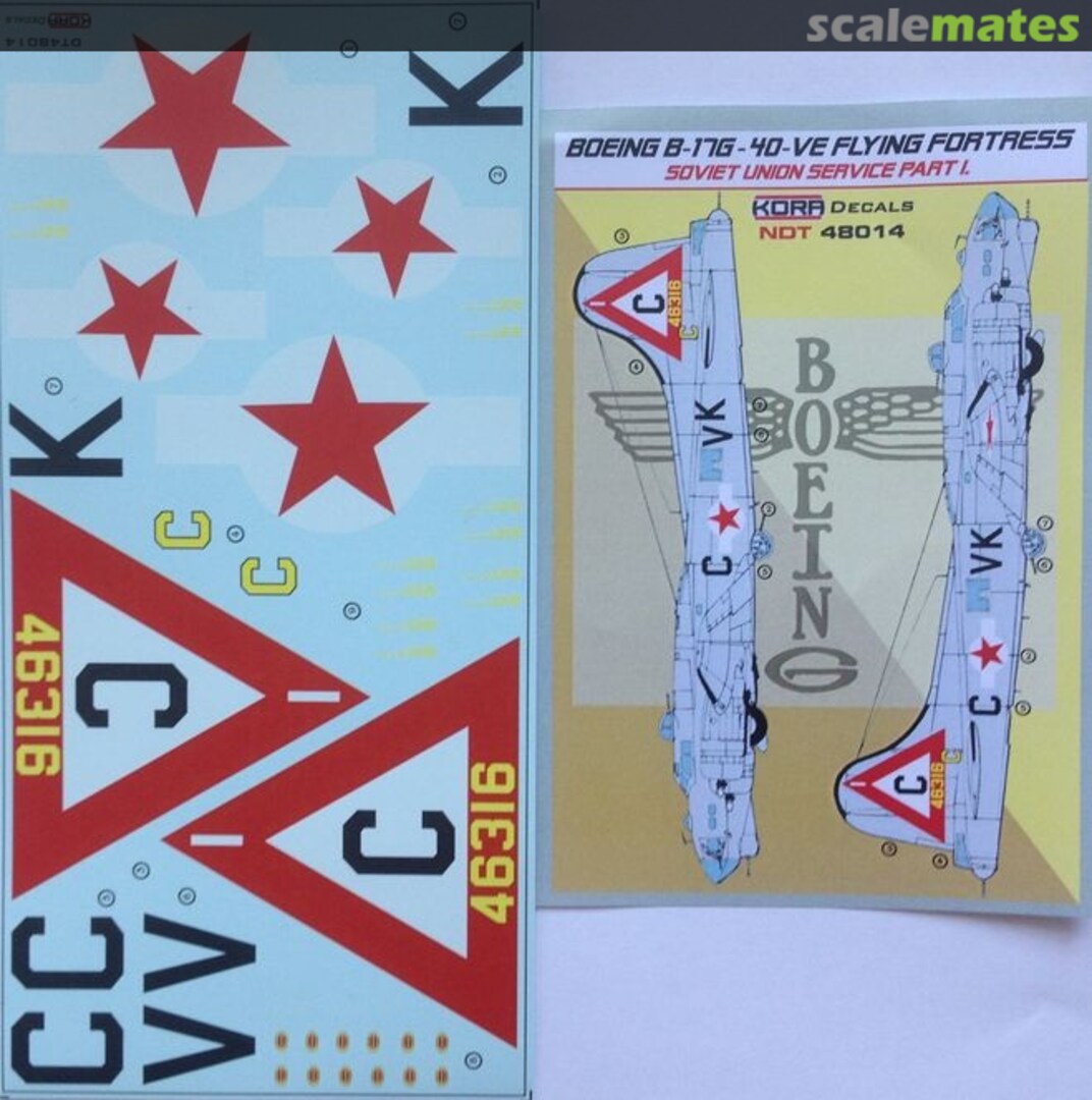 Boxart Boeing B-17G-40-VE Flying Fortress NDT48014 Kora Models Boxart Boeing B-17G-40-VE Flying Fortress NDT48014 Kora Models