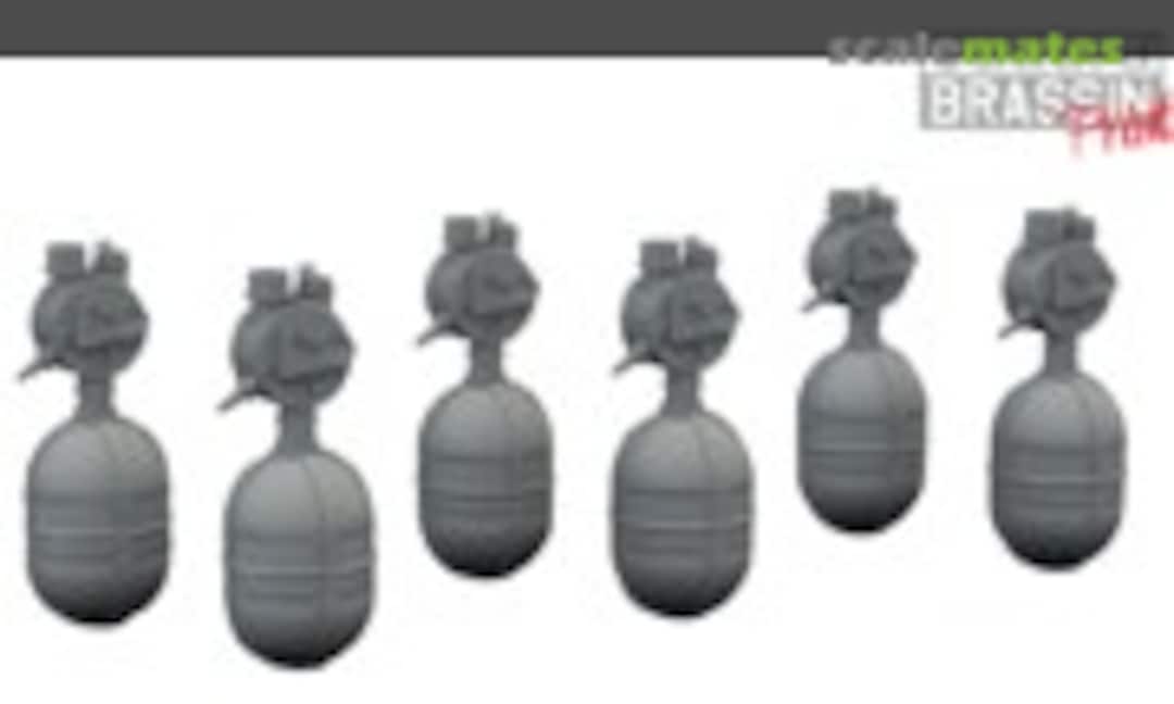 1:48 WWII USAAF oxygen cylinder A-4 (Eduard 648796) 648796