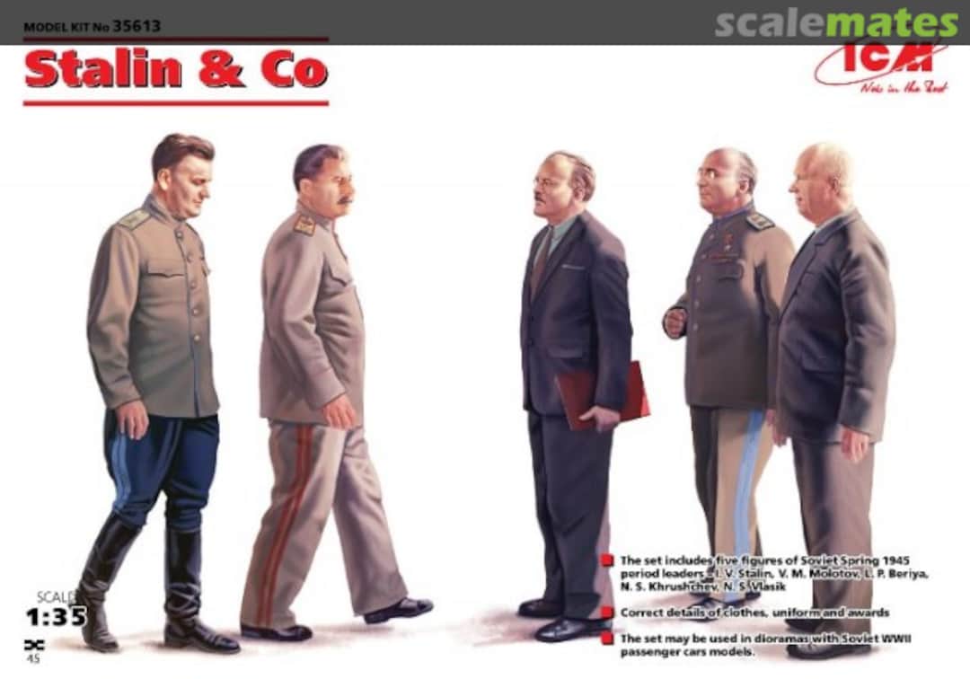 Boxart Stalin & Co 35613 ICM Boxart Stalin & Co 35613 ICM