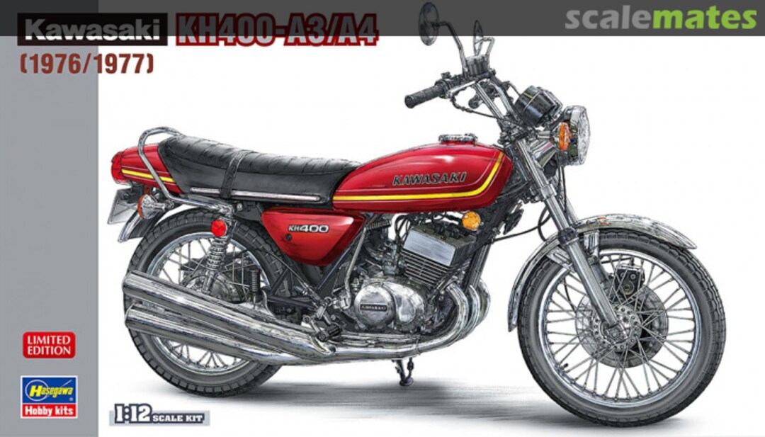 Boxart Kawasaki KH400-A3/A4 21754 Hasegawa Boxart Kawasaki KH400-A3/A4 21754 Hasegawa