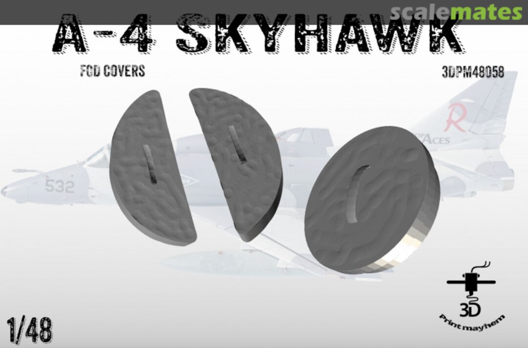 Boxart A-4 Skyhawk FOD cover set 3DPM48058 3D Print Mayhem Boxart A-4 Skyhawk FOD cover set 3DPM48058 3D Print Mayhem