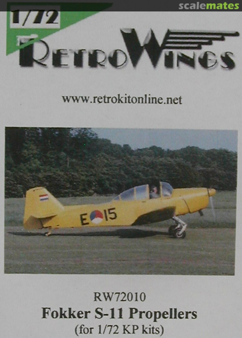 Boxart Fokker S-11 Propellers RW72010 RetroWings Boxart Fokker S-11 Propellers RW72010 RetroWings