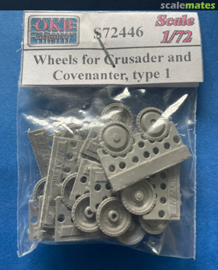 Boxart Wheels for Crusader and Covenanter, type 1 S72446 OKB Grigorov
