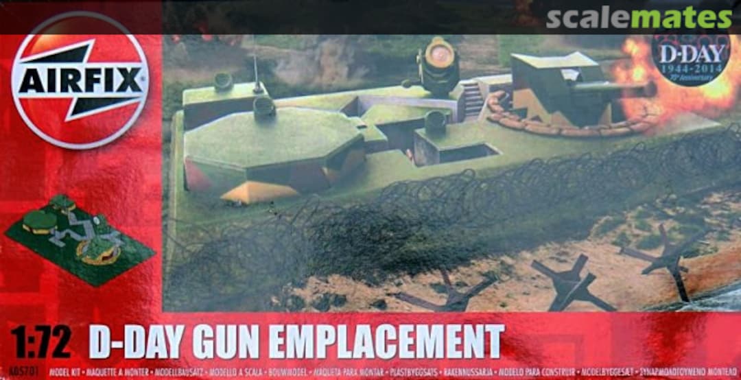 Boxart D-Day Gun Emplacement A05701 Airfix Boxart D-Day Gun Emplacement A05701 Airfix