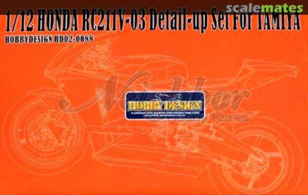 Boxart Honda RC211V-03 Detail-up Set HD02-0088 Hobby Design Boxart Honda RC211V-03 Detail-up Set HD02-0088 Hobby Design