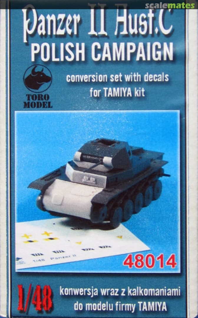 Boxart Panzer II Ausf. C Polish Campaign 48014 ToRo Model Boxart Panzer II Ausf. C Polish Campaign 48014 ToRo Model