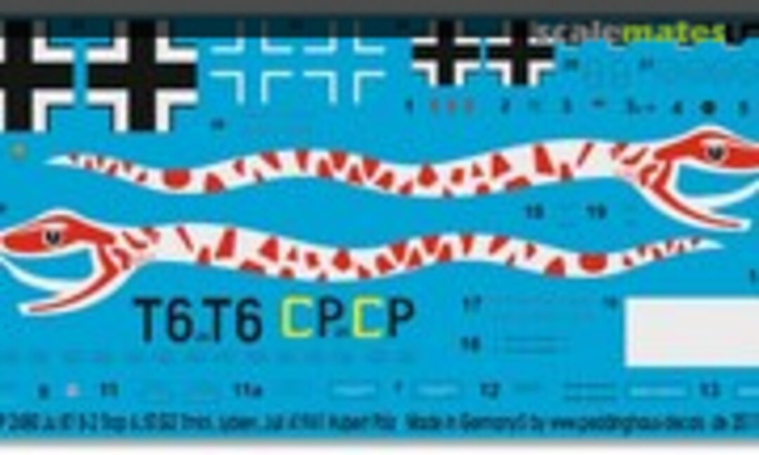 1:48 Ju 87B-2 Trop 6./ST.G 2 Timini, Lybien, Juli 1941 Hubert Pölz (Peddinghaus-Decals EP 2480) EP 2480