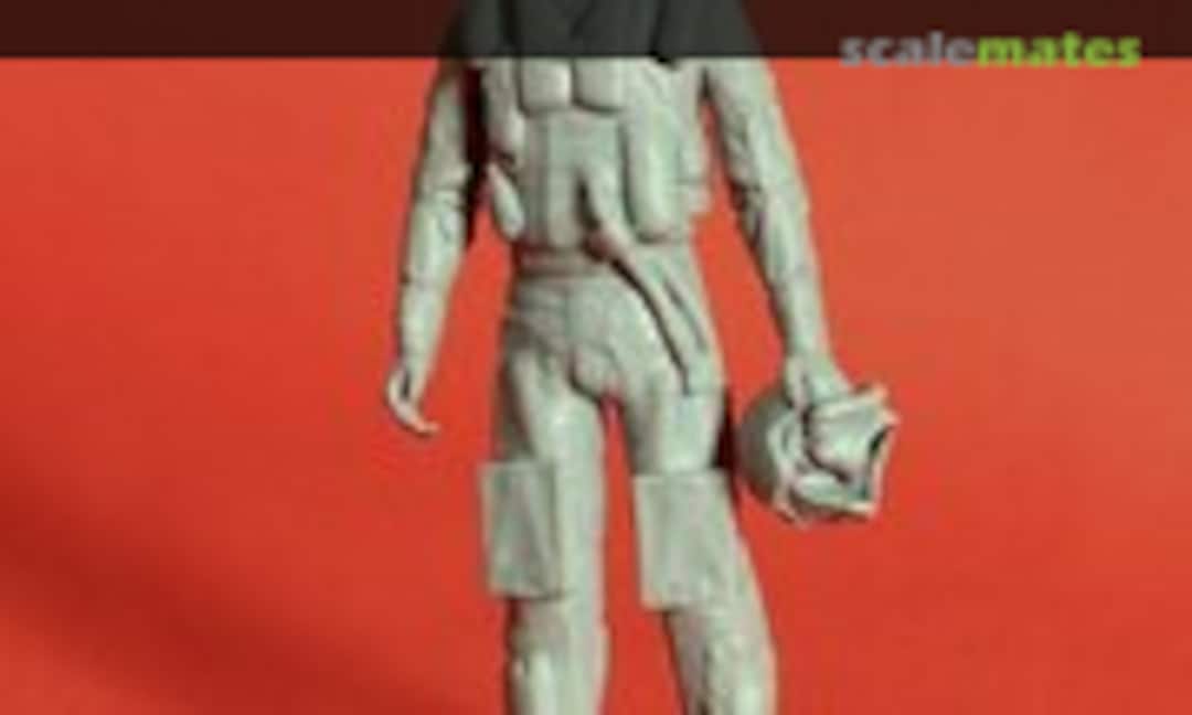 1:48 JAS Gripen pilot, with the helmet in his hand (Pilot Replicas 48-P-005) 48-P-005