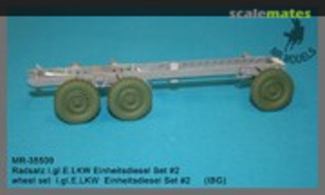 1:35 Wheel set l.gl.E.LKW Einheitsdiesel Set #2 (MR Modellbau MR-35509) MR-35509