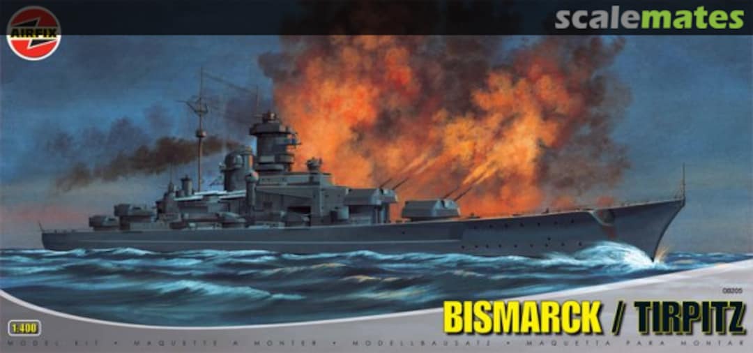 Boxart BISMARCK OR TIRPITZ A08205 Airfix