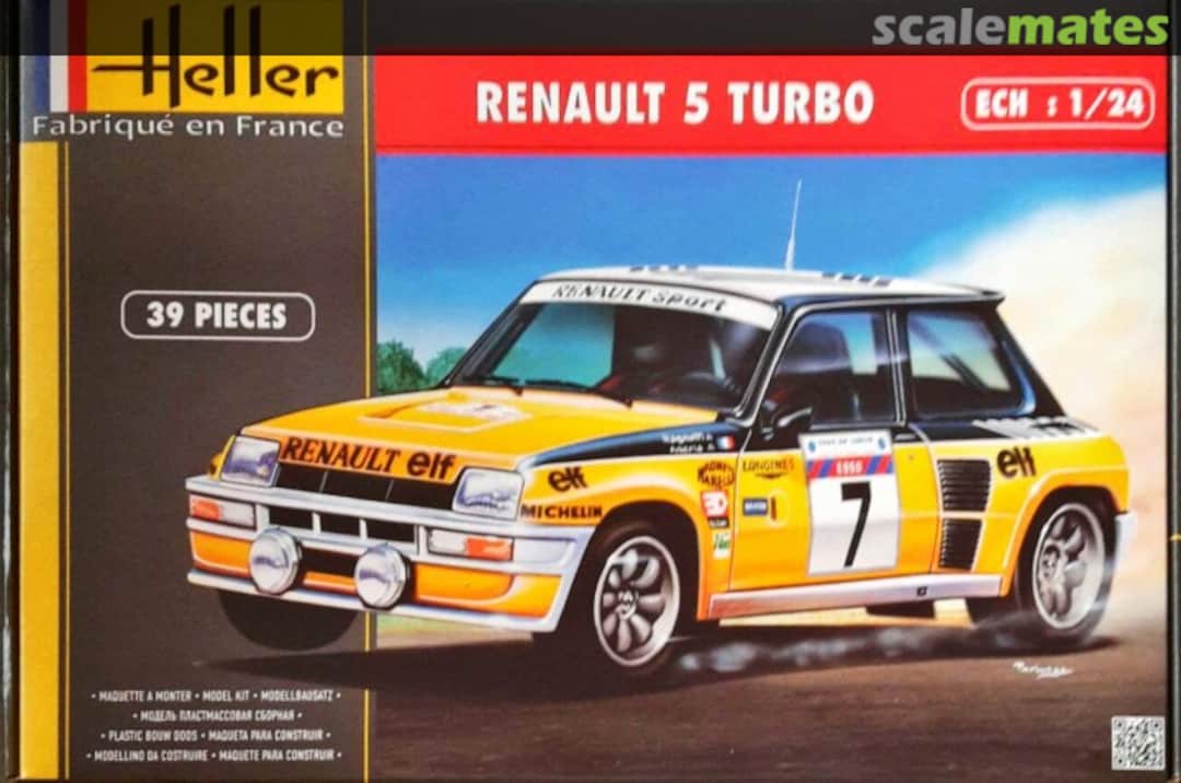 Boxart Renault 5 Turbo 80717 Heller Boxart Renault 5 Turbo 80717 Heller