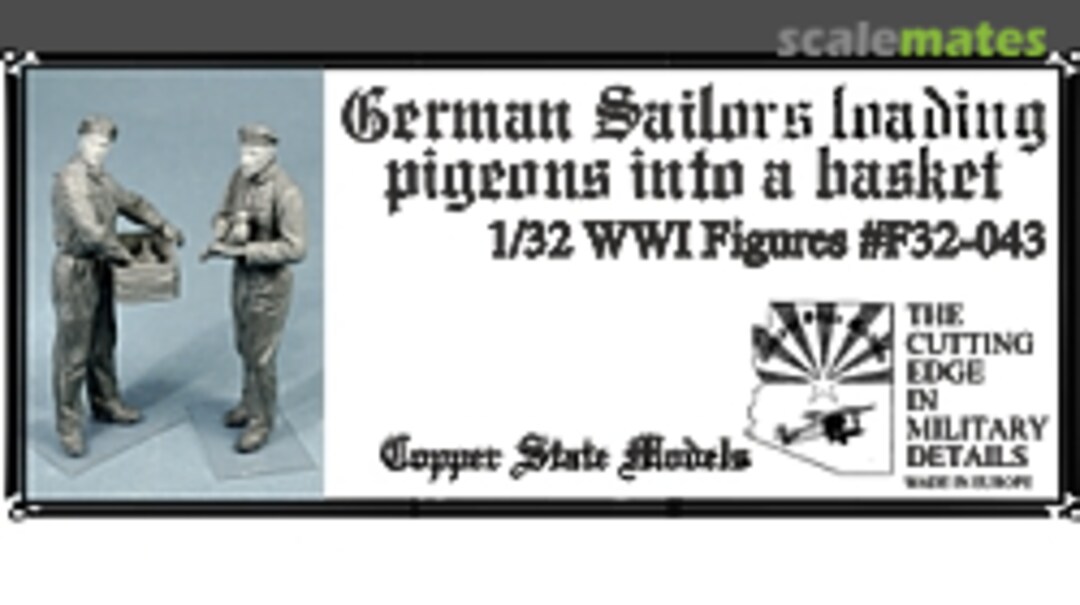 Boxart German sailors with pigeons F32-043 Copper State Models Boxart German sailors with pigeons F32-043 Copper State Models