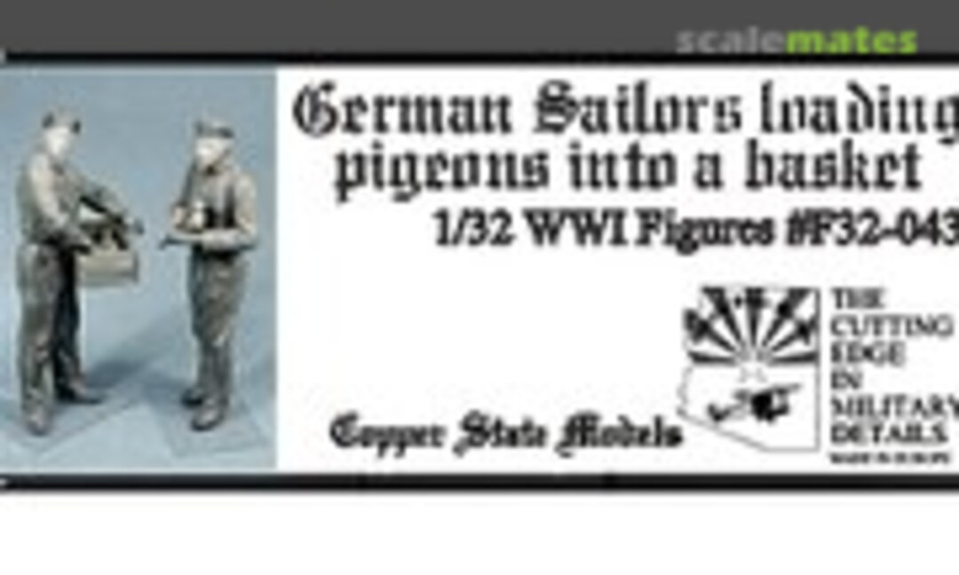 1:32 German sailors with pigeons (Copper State Models F32-043) F32-043