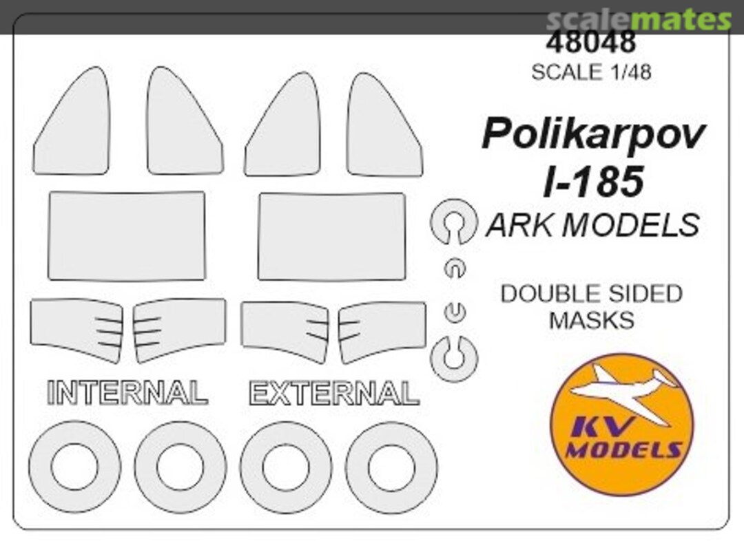 Boxart Mask for I-185 (double sided) and wheels masks 48048 KV Models Boxart Mask for I-185 (double sided) and wheels masks 48048 KV Models