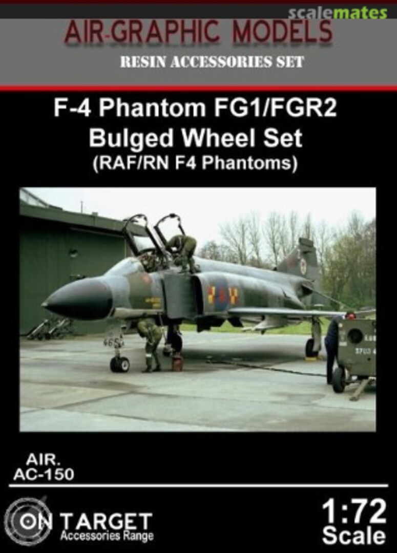 Boxart F-4 Phantom FG1/FGR2 Bulge Wheel Set AIR.AC-150 Air-Graphics Models