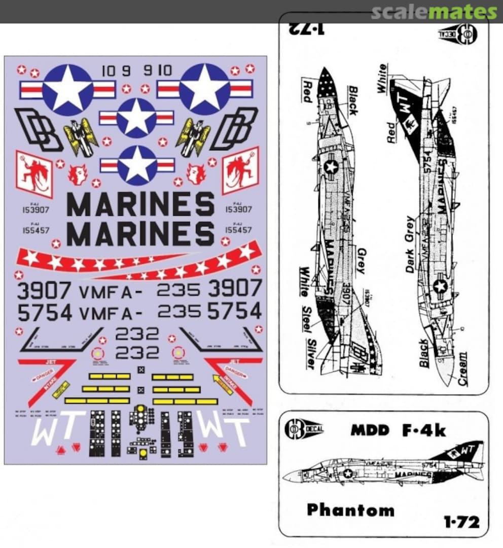 Boxart MDD F-4K Phantom C3D Decal Boxart MDD F-4K Phantom C3D Decal