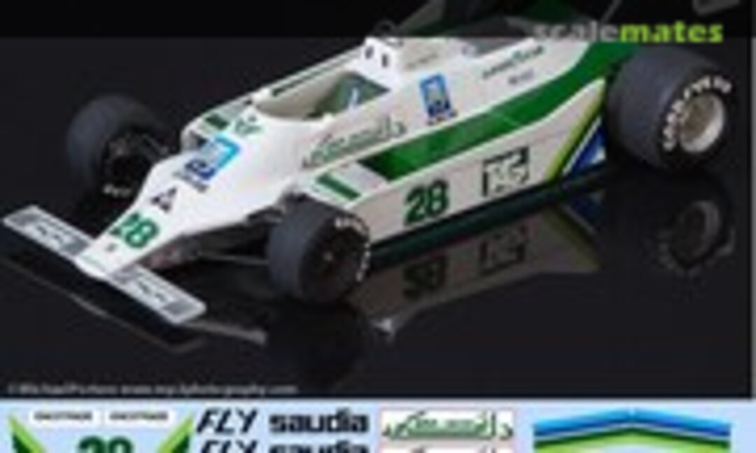 1:20 Williams-Ford FW07 "FLY saudia" (Indycals )