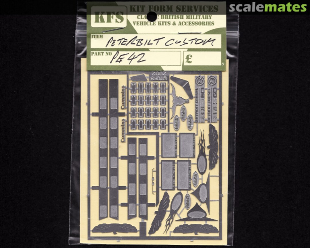 Boxart Peterbilt PE42 Kit Form Services Boxart Peterbilt PE42 Kit Form Services